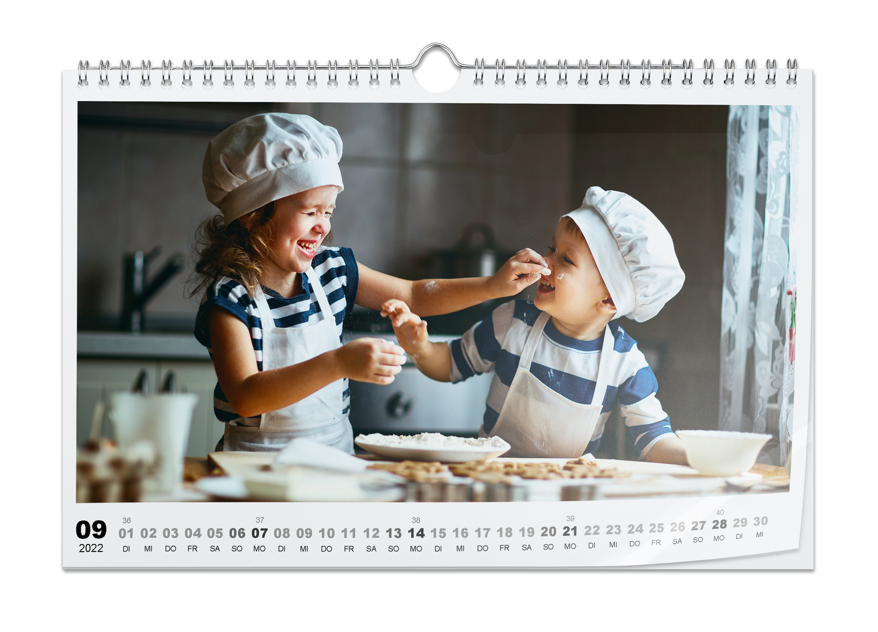 Fotowandkalender im Querformat