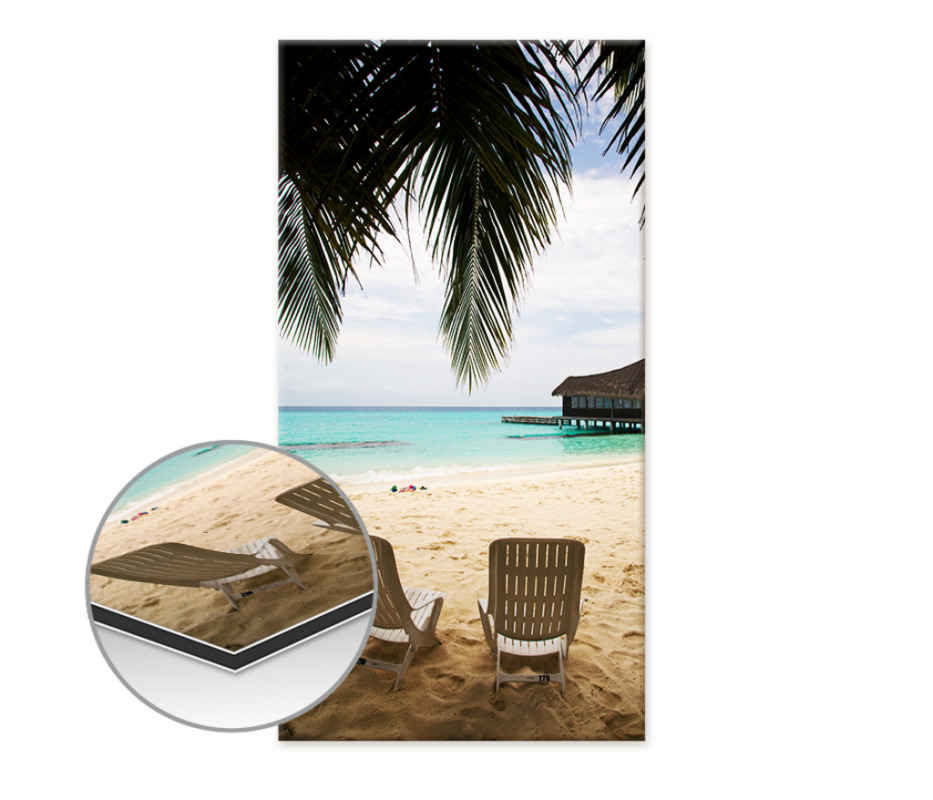 Poster auf Alu-Dibond Hochformat Panorama