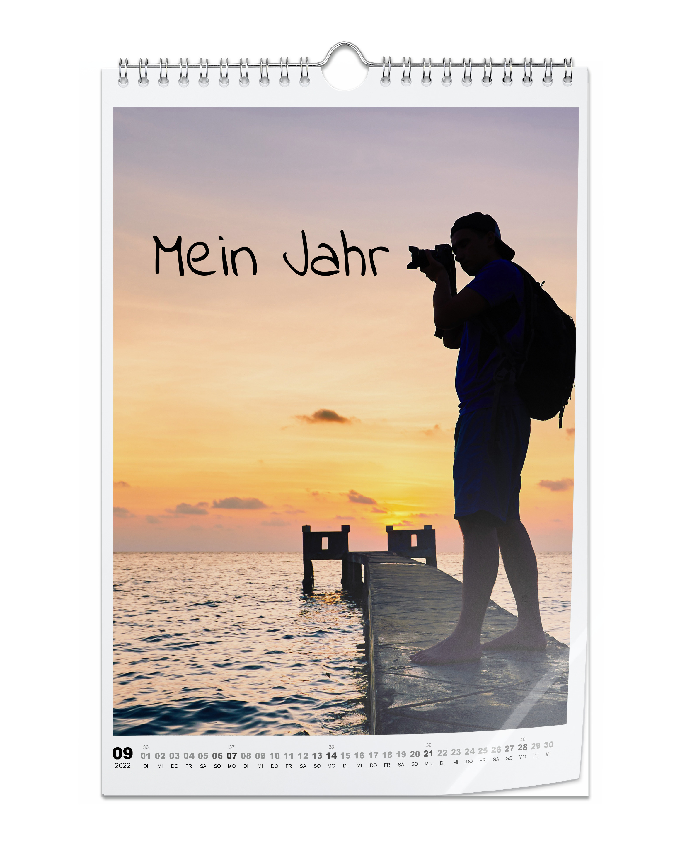 Fotowandkalender im Hochformat